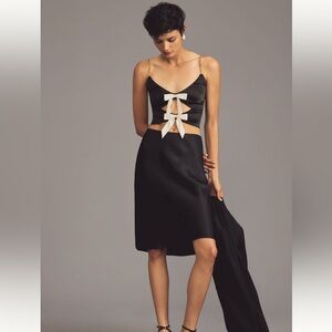 NWT anthropologie bow cutout bralette top